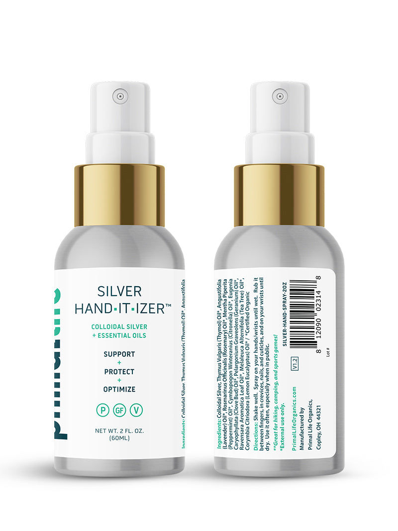 Hand Sanitizer - Infused with SIlver, White Tea Scent – Sapone Brothers