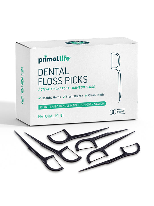 Dental Floss, Bamboo-Charcoal – Primal Life Organic II LLC