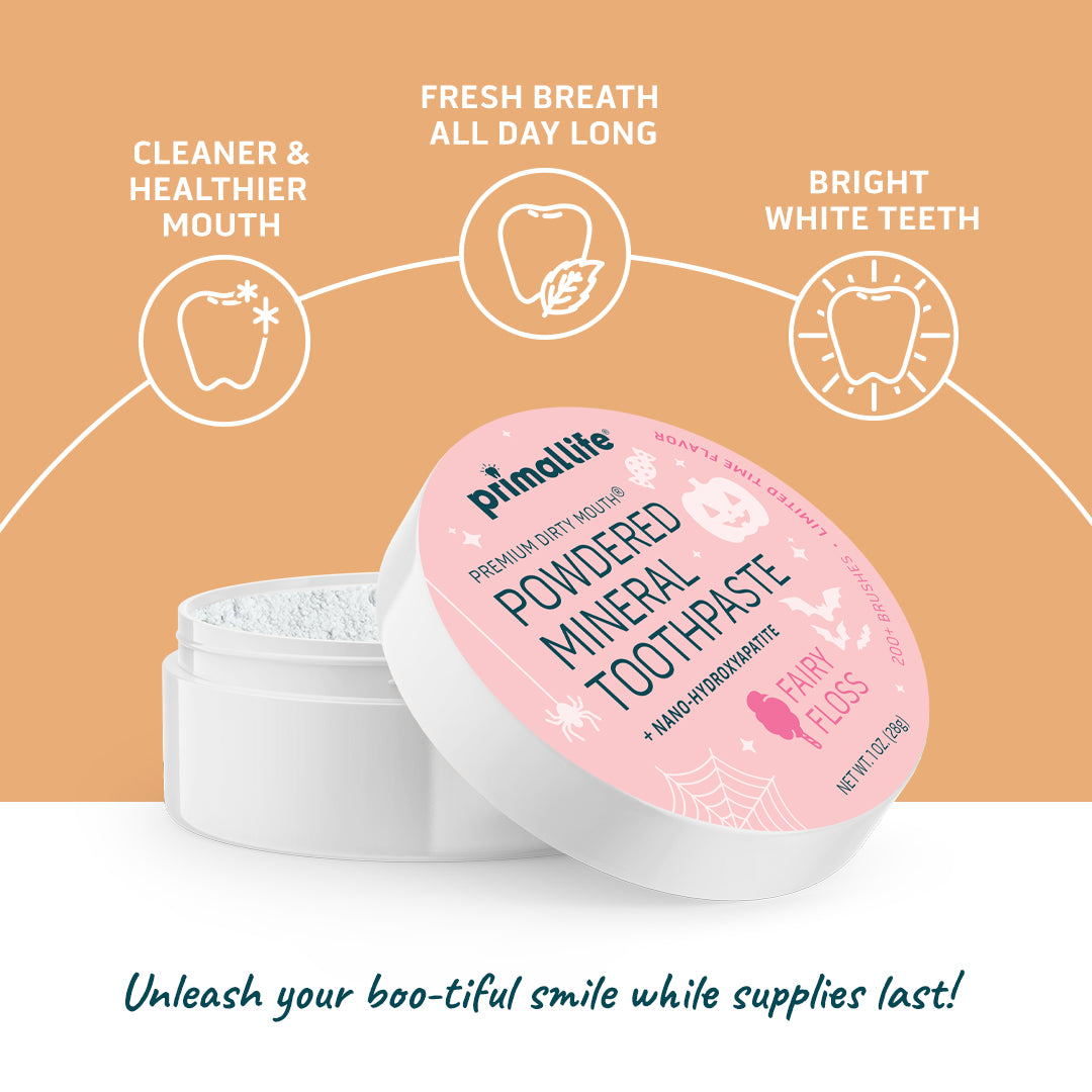 Limited Edition Fairy Floss (Cotton Candy) Toothpowder