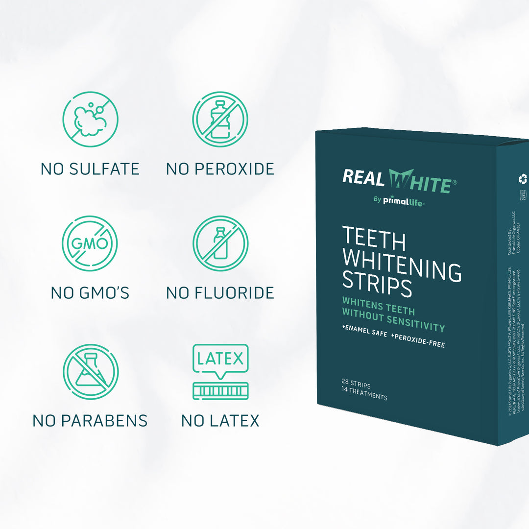 Real White Teeth Whitening Strips