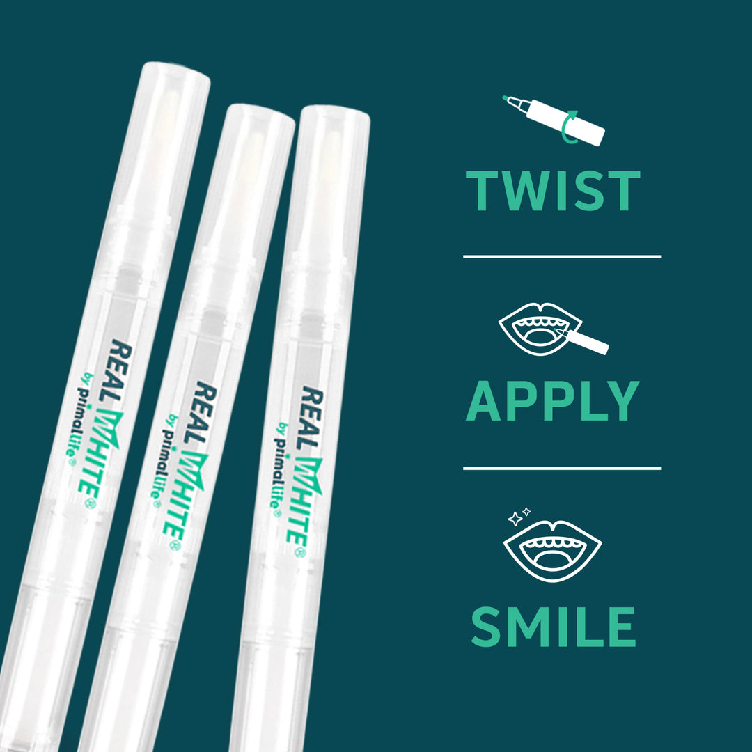 Real White Teeth Whitening Pens