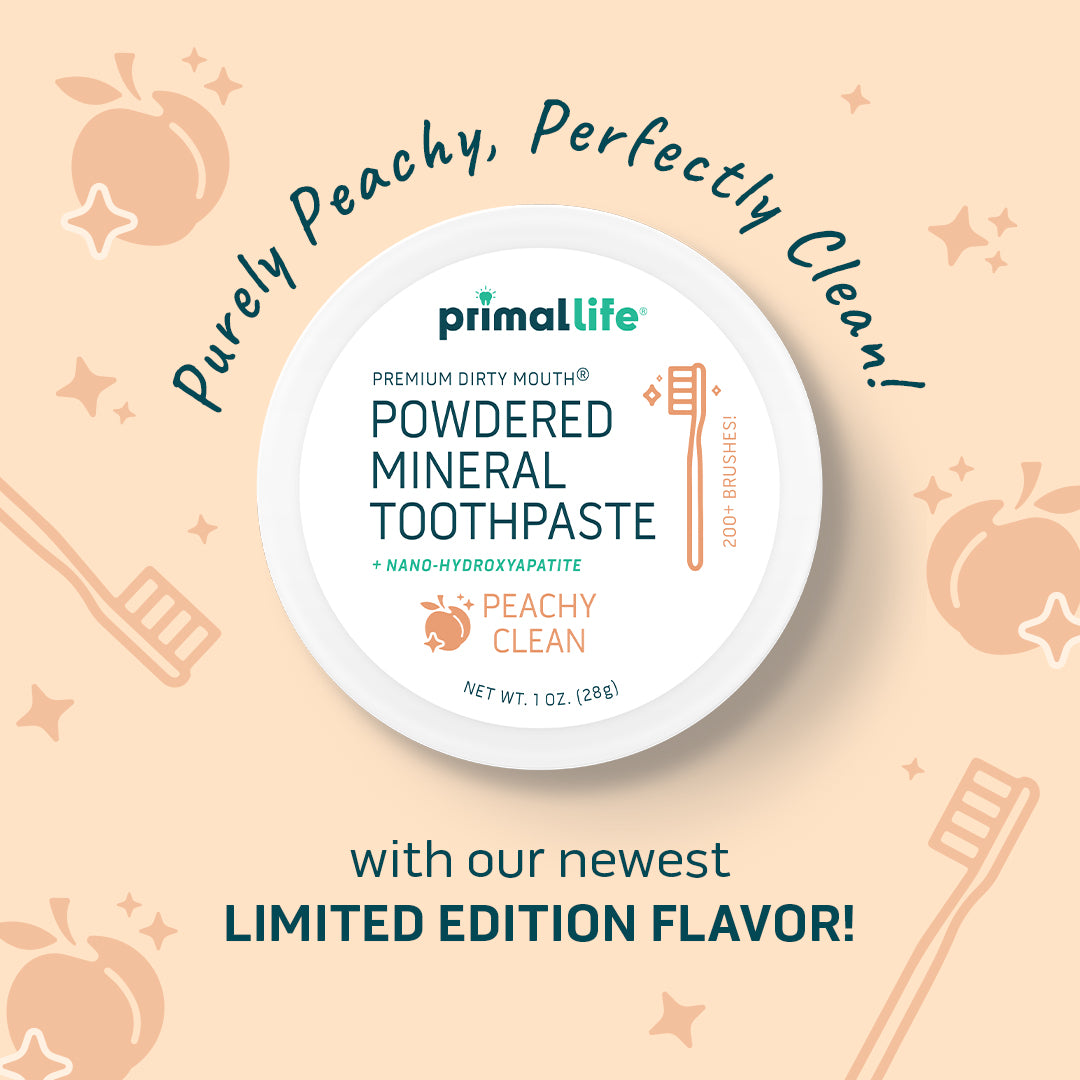 Limited Edition Peachy Clean Toothpowder