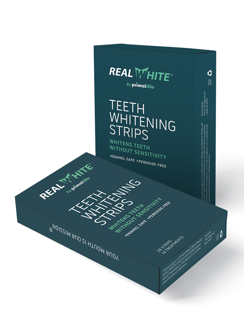 Real White Teeth Whitening Strips