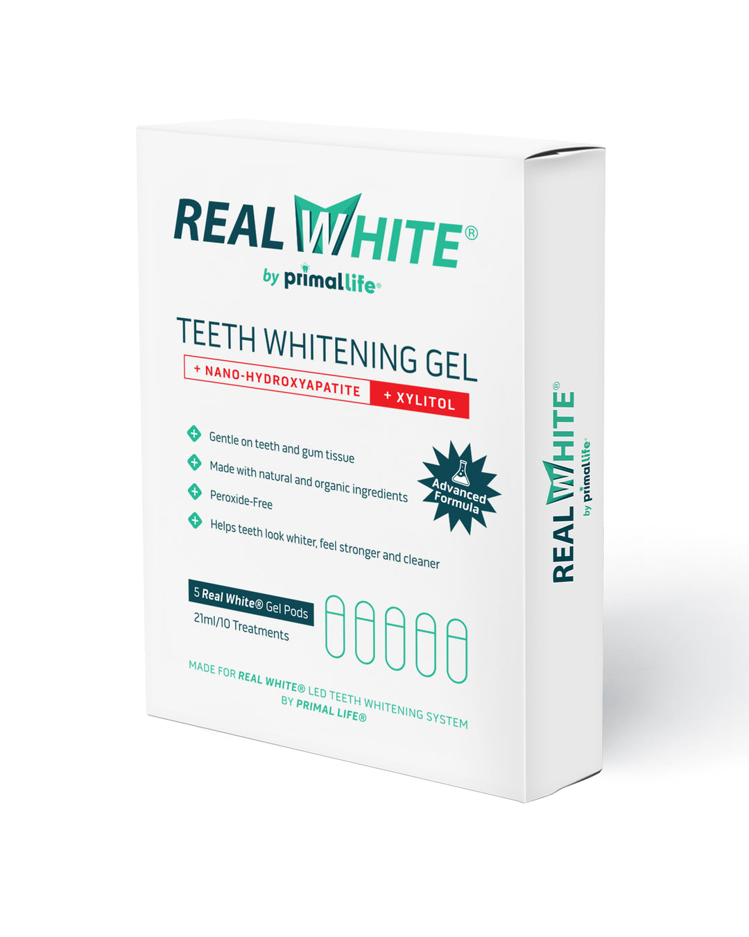 Teeth Whitening Gel Pods- 10 Treatments with Hydroxyapatite