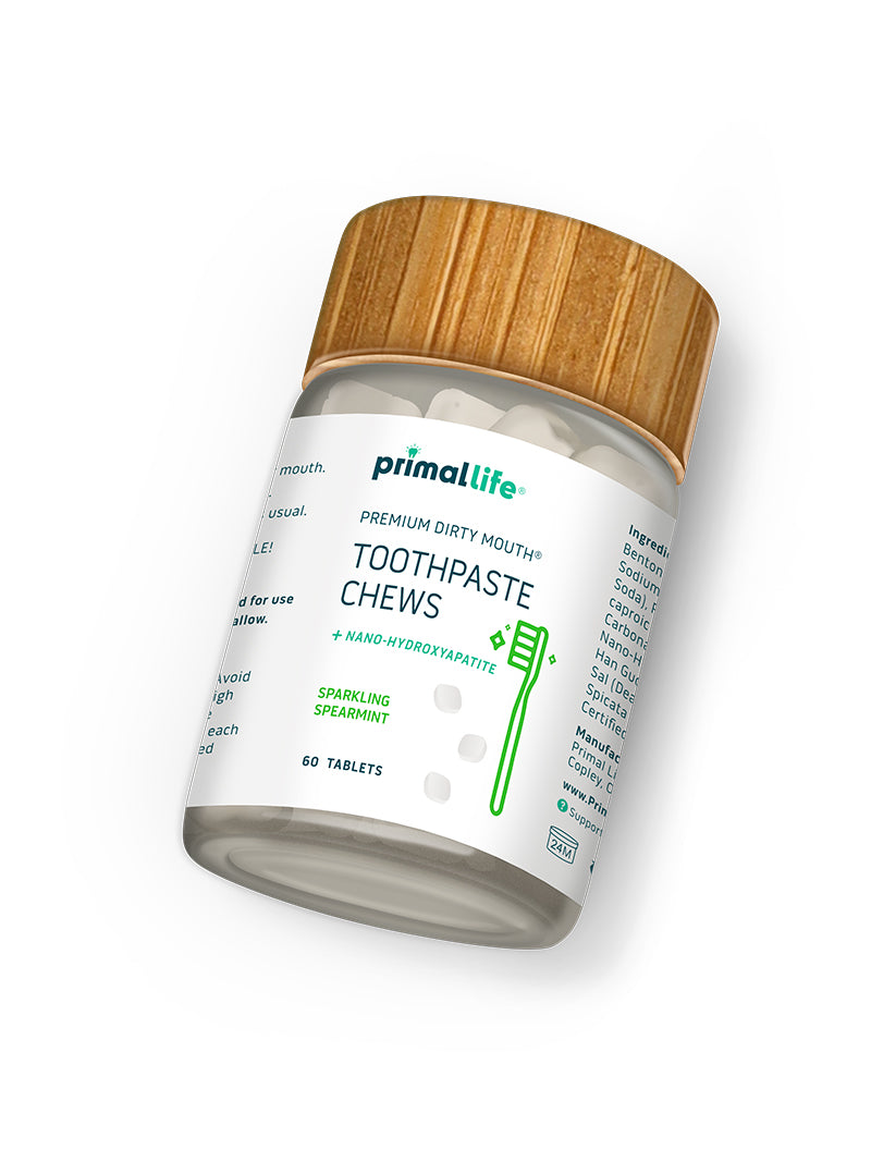 Toothpaste chews top